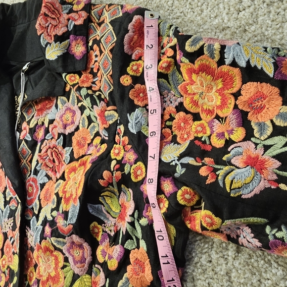 Johnny Was Biya Embroidered Coat *Rare - Picture 12 of 16